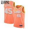 Camiseta Niños NBA Cleveland Cavaliers Donovan Mitchell 2025-26 Nike City Edition Naranja Swingman